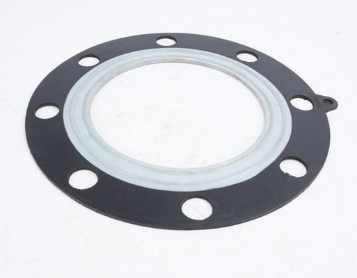 Smooth Surface Rubber Flange Gasket Customized With Pressure 0.3Mpa-2.5Mpa