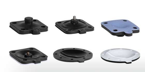 Round Rubber Diaphragm Seals for Industrial Applications Durable and Round Design