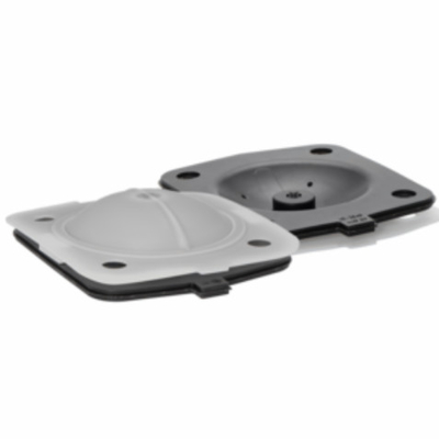 গুণমান  PTFE Face Peroxide Cured EPDM Backing Rubber Diaphragm Seals CEMU Code 5M কারখানা