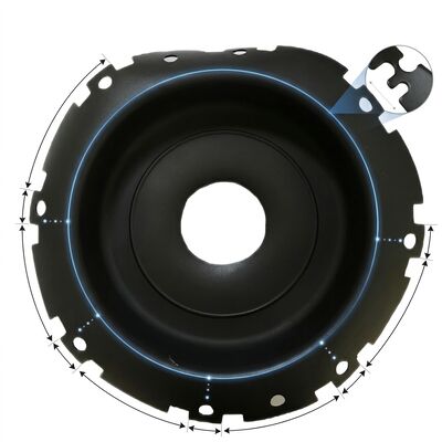 FDA Food Grade EPDM Sanitary Valve Rubber Diaphragm 3A Dairy CIP SIP Clean Steam Compatible