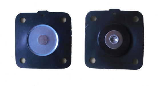 Solenoid পালস ভালভ OEM ODM মেরামত কিটের জন্য NBR স্কয়ার রাবার ফ্যাব্রিক ডায়াফ্রাম
